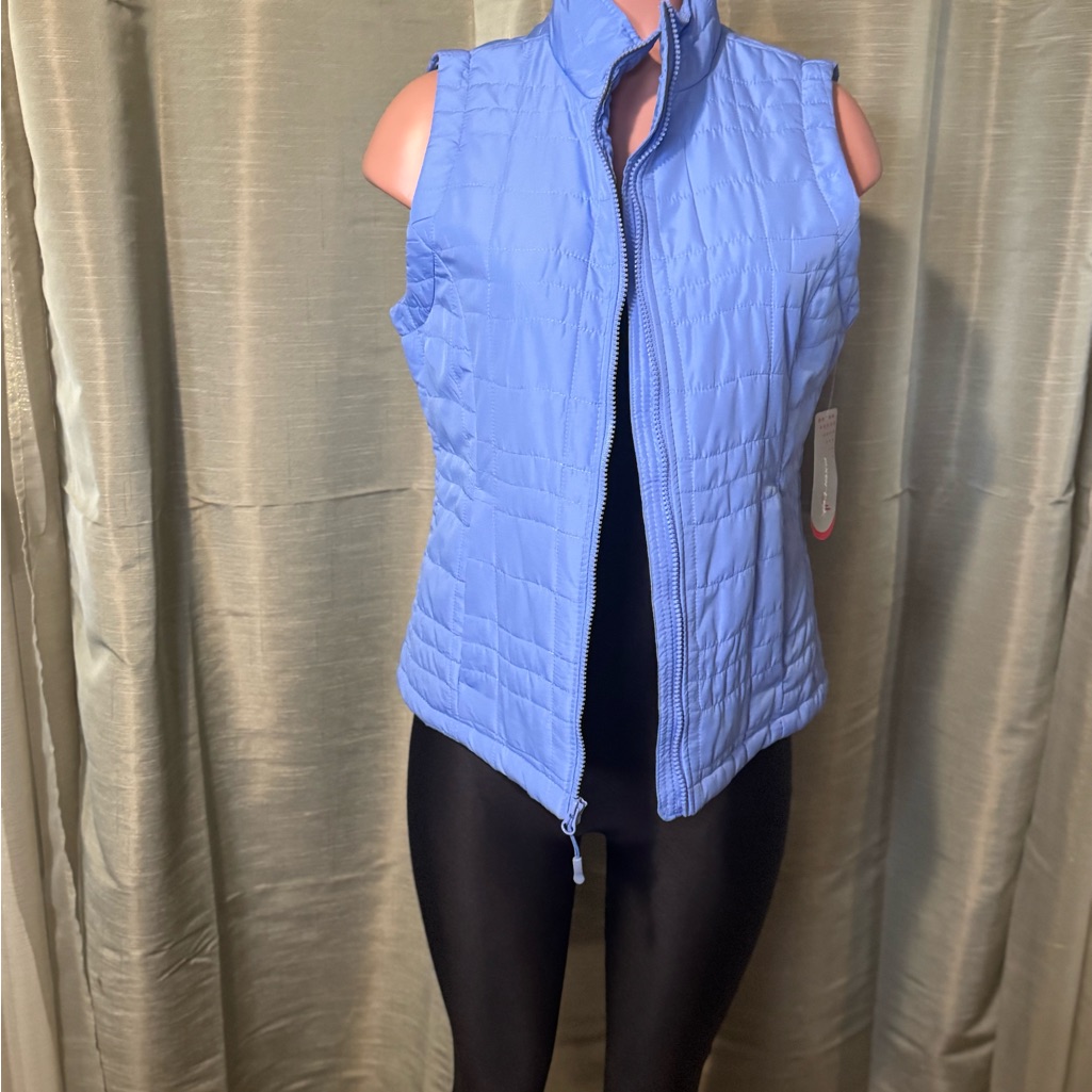 Light Blue Quilted Vest Light Blue Quilted Vest